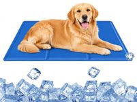 raxter Cooling Mat for Dogs & Cats, Self-Cooling Gel Pad, Foldable, Portable, Easy to Clean, 60 x 44 cm, Blue (L)