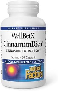 Natural Factors WellBetX CinnamonRich Extract 150 mg, 60 Capsules
