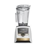 Vitamix A3500 Ascent Series Smart Blender, Professional-Grade, 64 oz. Low-Profile Container, White with Gold Accents