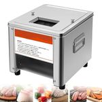 Cashwise Electric Meat Cutter Cutting Machine Slicer Cube Shredded Meat 850W Stainless Steel Chicken Fish Beef Chicken Commercial Meat Vegetable Slicer,2.5mm