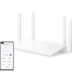 HUAWEI WiFi 6 Wireless AX2 Router - 5 GHz Support up to 1500 Mbps, Comprehensive Parental Control, 3 WAN/LAN Auto-Adaptation Access Points, Manage with Android/iOS app