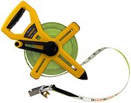 Komelon 6622IM Fiber Reel Long Open Reel Tape Measure Inch/Metric Scale with Double Nylon Coated Fiberglass Blade, 200-Inch-60M by 1/2-Inch