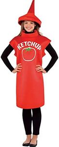 Amscan Unisex Children's Ketchup Bottle Costume, Size Standard