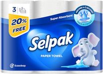 Selpak Paper Towel Kitchen Roll Tissue 3ply (3 rolls)