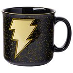 Silver Buffalo DC Comics Black Adam Ceramic Camper Mug, 20 Ounces