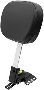 Adjustable Plug-in Driver Rider Backrest Custom Kit for Harley Electra Glides 1997-2021 Made Fit for Touring Models Road King Street Glide (Chrome Finished)