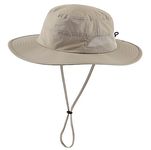 Connectyle Men's UPF 50+ Wide Brim Boonie Hat Breathable Fishing Hiking Sun Hat, Sand, Large