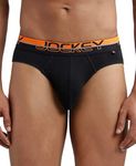 Jockey Men's Cotton Modern Brief (Pack of 1) (FP02-Black Fashion Color-L_Black_L)