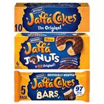 Jaffa Cakes Bundle With Jaffa Cake Bars 5 x 24g, Jaffa Cakes Jonuts 4 x 172g and The Original Jaffa Cakes 110g (3 Pack)