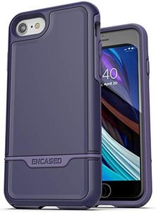 Encased Protective iPhone SE Case Purple (2020 Rebel Armor) Military Grade Heavy Duty Full Body Cover