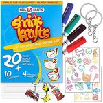 Shrink Krafts - Shrinky Paper Kit for Kids - Arts and Crafts for Girls & Boys Ages 6-12 - Craft Kits Art Set - Indoor DIY Activity Craft Kits - Fun Creative Shrinky Charms for Kids