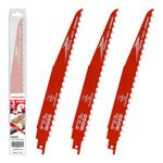 AIKENSAI 3-Pack 9 Inch 3TPI Carbide Pruning Saw Blades Carbide Reciprocating Saw Blades for Wood Trees Compatible with Sawzall Milwaukee Dewalt Ryobi etc