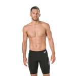 Speedo Men's Endurance+ Boom Splice Jammer - Black & Bright Zest