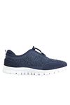 Yours - Blue Embellished Trainers in Wide E Fit & Extra Wide Eee Fit - Women's