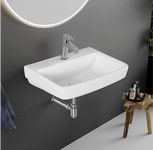 Syon ROSA Premium Ceramic Wall Hung Wash Basin (18 inch X 14 inch)