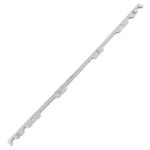 Whirlpool 488000496442 - 60 cm Silver Headband Raiser for Whirlpool Dishwasher