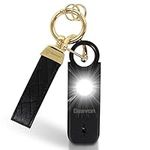 Geevon Rechargeable Personal Safety Alarm for Women, 135DB Loud Safe Sound Alarm Self Defense Siren with LED Strobe Light, Emergency Personal Alarm for Women, Men, Children, Elderly (Black)