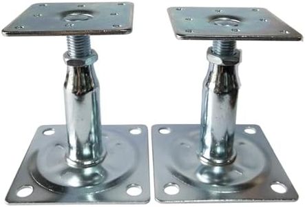 2 Piece 150-200MM Adjustable Floor Jack-House,Anti-static raised floor bottom bracket,Office Floor Leveling Jacks for Stabilizing, Support Beams, Post Support Joists (H150)