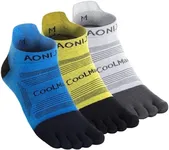 AONIJIE Toe Socks for Men/Women Hig