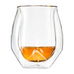 NORLAN Whisky Glass (Clear Single with Microfiber Polishing Cloth)