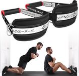 Vikingstrength VOL 2 Nordic Hamstring Curl with Extra Long Straps - Super Stability, Nordic Curl Home Equipment, glute, Hamstring, Speed and Exercise Handles, Ankle Straps and V-Strength Workout App