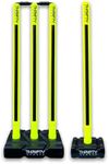 Thrifty Sports® Cricket Stumps Set - 4 Stumps + 2 Bails + 2 Stand Full Size 30/32" (ST WSF + 1F)