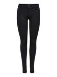 ONLY Women's Royal Reg Skinny Pim600 Noos Jeans, Black, M/ 30L, 1 piece