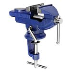 Youyijia Bench Vice 2.5" 65mm Vices for Workbench 360 Degrees Swiveling Portable Table Vice Adjustable Mini Table Bench Vice Clamp for Workshop Factory