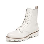 Vionic Charm Lani Lace up Combat Boot Shoes That Includes Three-Zone Comfort for Heel Pain and Plantar Fasciitis with Orthotic Insole Arch Support Medium Fit Cream UK 6