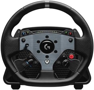 Logitech G PRO Racing Wheel - Steering Wheel for PC, Xbox Series X|S, Xbox One, Direct Drive 11 Nm Force, Ultra-Realistic Feedback, Magnetic Gear Shift Paddles, Dual Clutch, PRO Button Layout