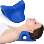 RESTCLOUD Neck and Shoulder Relaxer, Cervical Traction Device for TMJ Pain Relief and Cervical Spine Alignment, Chiropractic Pillow Neck Stretcher