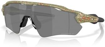 Oakley Man Sunglasses Matte Fern Terrazzo Frame, Prizm Black Polarized Lenses, 0MM