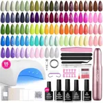 Beetles 55Pcs Gel Nail Polish Kit w