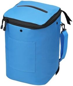 ULITECO Boat Trash Can, Portable Boat Trash Bag, Reusable Boat Garbage Bag, Easy to Install & Clean, 3.96 Gallons Multi-Purpose Boating Equipment Accessories for Fishing Kayak Pontoon Boat (1PCS Blue)