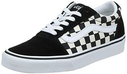 Vans Women's Ward Sneaker, Checkerboard Black White, 5 UK