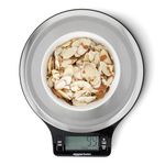 Amazon Basics Stainless Steel Digital Kitchen Scale with LCD Display, Batteries Included