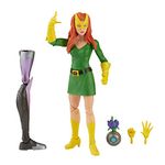 Hasbro Marvel Legends Series X-Men 6-inch Collectible Jean Grey Action Figure Toy, Premium Design and 3 Accessories, Ages 4 and Up