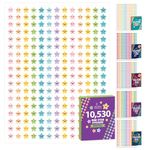 10,530 Reward Stickers for Kids - 45 Sticker Sheets of Small Stickers for Kids, Stickers Stars, Mini Star Stickers, Cute Small Stickers, Tiny Star Stickers, Cute Sticker Sheets, Small Star Stickers