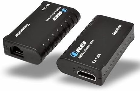 Title: OREI 1080p HDMI Extender Over Ethernet, Extending Distances up to 131 Feet - 1080@60Hz HDMI 1.4 HDCP 1.4, Over CAT6/7 Cable- Power Over Cable (EX-130A)