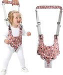 IULONEE Baby Walker, Handheld Kids Toddler Walking Harness Helper Assistant Protective Belt Child Activity Walker Adjustable Standing Up Walking Learning Helper for Toddler 7-24 Month (Orange)