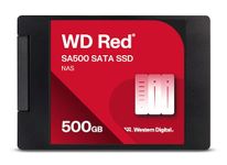 Western Digital Red SA500 NAS 500GB 3D NAND Internal SSD - SATA III 6 GB/S, 2.5 Inch /7 mm, Up to 560 MB/S - WDS500G1R0A