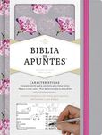 Biblia Reina Valera 1960 de apuntes gris y floreado , tela impresa | RVR 1960 NoteTaking Bible, Grey and Pink, Cloth over Board