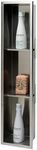 ALFI brand ABN0836-BSS Shower Niche, Brushed Stainless Steel