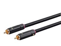 Monoprice Onix Series Digital Coaxial Audio/Video RCA Subwoofer CL2 Rated Cable, RG-6/U 75-ohm 25ft Black