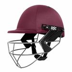 DSC FORT44 Cricket Helmet for Men & Boys (Adjustable Steel Grill | Back Support Strap |Color: Maroon | Light Weight | Sizes :Large