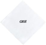 Monogrammed Handkerchief for Men Fa