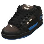 Globe Mens Tilt Skate Inspired Sneakers Shoes, Black/Tan/Cobalt, 9 UK