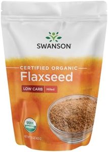 Swanson Certified Organic Milled Flaxseed 15 Ounce (425 g) Pwdr