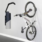 Bike Rack Garage Wall Mount, Swivel Bike Rack W/Stopper, Swing 120 Degrees Design, Vertical Hanger Hook for Indoor, Bicycle Storage Rack, Space Saving