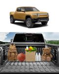 Karltys Truck Bed Cargo Net for Rivian R1T /R1S 2022-2024 Envelope Style Trunk Mesh Cargo Net for Pickup Truck Bed Heavy Duty Elastic Nylon Netting Storage Organizer Accessories